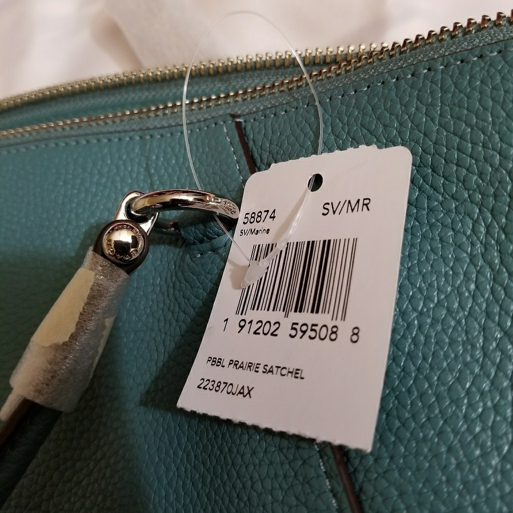 *Traded* COACH Pebble Leather Prairie Satchel - Picture 5 of 8